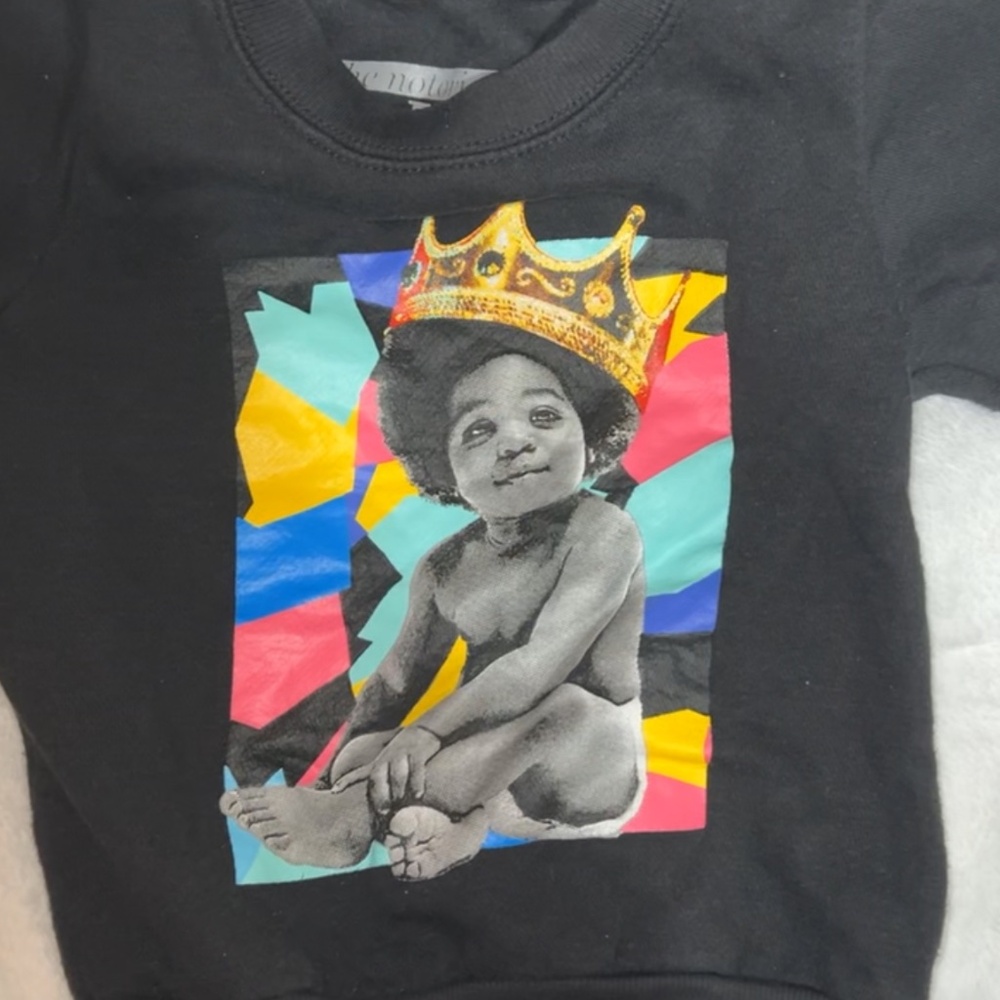 Notorious BIG crewneck sweatshirt 2T Toddler